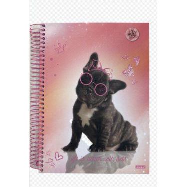 Imagem de Caderno Espiral Tamanho Universitário 10 Matérias 160 Folhas My Pets S