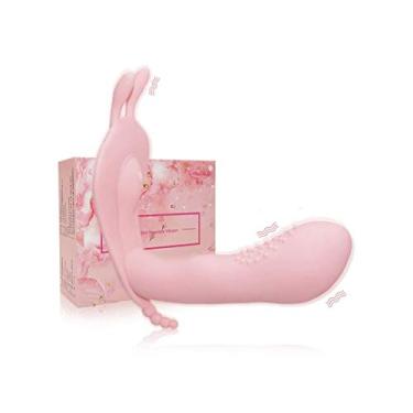 Imagem de Vibrador Controle Remoto Coelho 10 Velocidade Estimular Ponto G Brinquedos Sexuais Zatla Shop