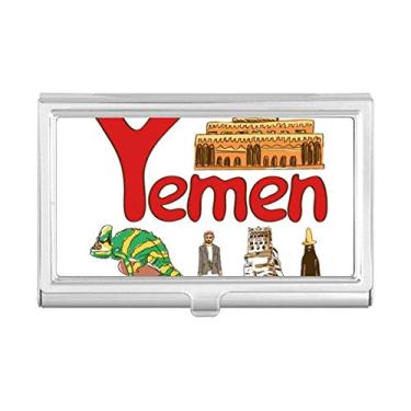 Imagem de Carteira de bolso com estampa de marco nacional do Iêmen