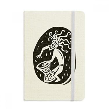 Imagem de Caderno abstrato do antigo Egito Faraó Oficial Tecido Capa Rígida Diário Clássico