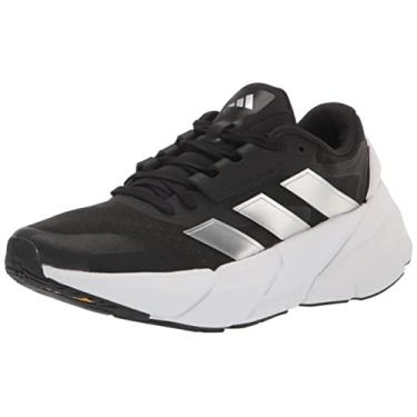 Imagem de adidas Tênis feminino Adistar 2.0, preto/prata metálico/preto, 42, Preto/prata metálico/preto, 42