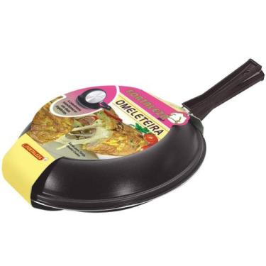 Imagem de Omeleteira Alumínio Fortaleza Antiaderente 1,7L - Super Black