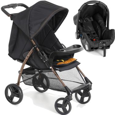 Imagem de Carrinho de Bebe Bebe Conforto Galzerano San Remo Preto Cobre