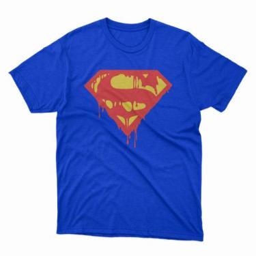 Imagem de Camiseta Super Man Sangue Herói Linha Premium 100% Algodão - nappes, A