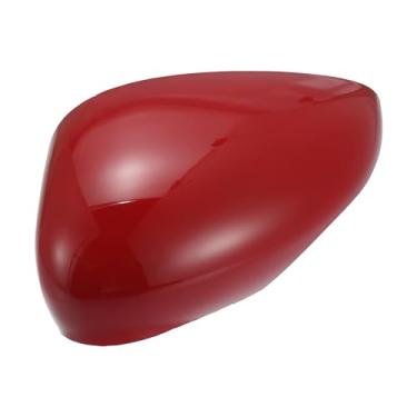 Imagem de Espelho lateral direito vermelho do lado do passageiro tampa do espelho da porta lateral do carro tampa do espelho retrovisor para Ford Fiesta MK7 2009 2010 2011 2012 2013 2014 2015 2016 2017