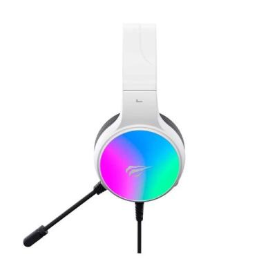 Imagem de Headset Gamer Havit H2043U, RGB, Led Efeito Streamer, Microfone omnidi