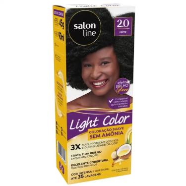 Imagem de Coloração Suave Light Color 2.0 Preto Salon Line