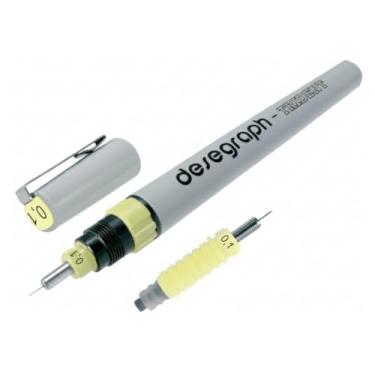 Imagem de Caneta Desegraph Para Desenho, Trident, CD/0, 1, Cinza, Ponta de 0.1 mm