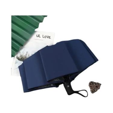 Imagem de Guarda-chuva Automático Dobrável Com Proteção UV, Dupla Função, Para S