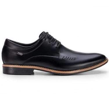 Imagem de Sapato Social Masculino Couro Oxford Italiano Bico Fino Leve Cor:;Tamanho:37;Gênero:Mas...