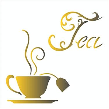 Imagem de Stencil de Acetato para Pintura OPA 14 x 14 cm - 1743 Tea