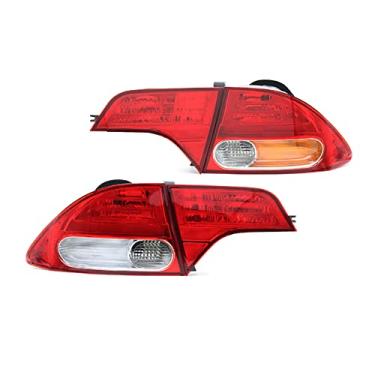 Imagem de JESYMBX Para Honda Civic 2006-2011 para-choque traseiro indicador de freio de luz de neblina dentro da luz traseira externa