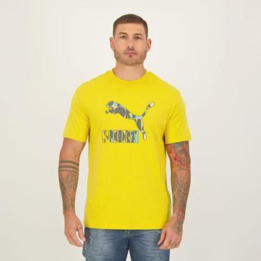 Imagem de Camiseta Puma Graphic Amarela