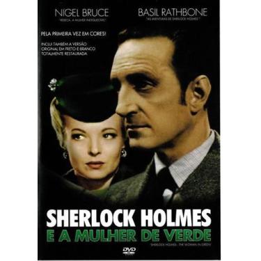 Imagem de Dvd Sherlock Holmes E A Mulher De Verde Nigel Bruce - Nbo
