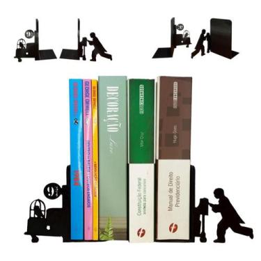 Imagem de Organizador Criativo - Aparador de Livros Suporte Bibliocanto - Estaçã