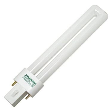 Imagem de Lâmpada fluorescente compacta de tubo único Sylvania 21272 CF9DS/827/ECO 9-Watt 2700K de 2 pinos