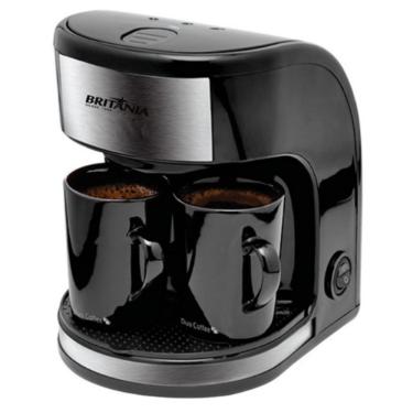 Imagem de Cafeteira Black Compact Britania 250Ml Com 2 Xicaras 220V