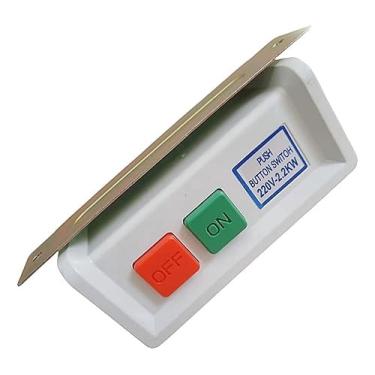 Imagem de Controle Total: Botão Liga Desliga 380v ou 110 220v para Máquina de Costura Industrial Reta Sendo Indispensável Para Ateliês Fábricas De Costura E Ambientes Profissionais Exigem Controle (380v)