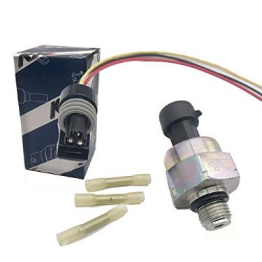 Imagem de Sensor ICP de pressão de injeção de combustível da marca kmdiesel 1807329C92 com conector de pigtail para 7,3L Powerstroke Diesel 1997-2003, NewStar S-20557, Navistar 3000/4700/T444E International IHC