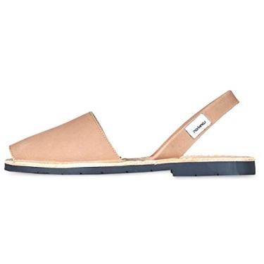 Imagem de Norkinas Sapatilha feminina, feita à mão, avarcas ecológicas (38, areia)