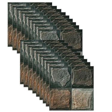 Imagem de Ycz222 Adesivo de parede 3d de imitação Adesivo de parede de cozinha d