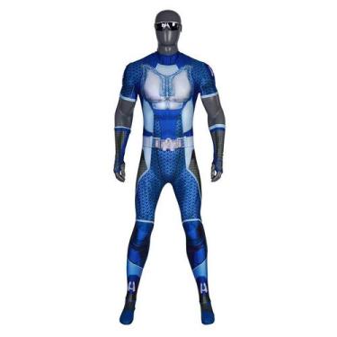 Imagem de Fantasia Dasnek A Train, macacão adulto A-Train, festa de Halloween