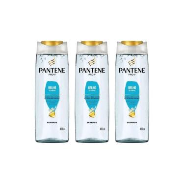 Imagem de Kit Pantene Brilho Extremo 3 Shampoo 400Ml