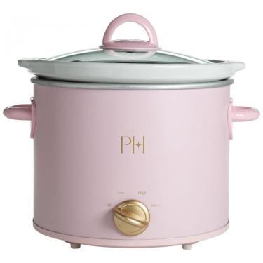 Imagem de Paris Hilton Panela Elétrica de Cozimento Lento 3,3L Rosa com Acabamento Luxuoso e 3 Temperaturas