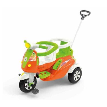 Imagem de Carrinho Infantil De Passeio Empurrador Com Pedal Moto Duo Calesita Co