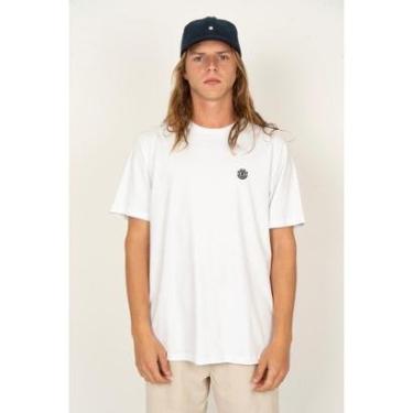 Imagem de Camiseta Element E471A0876 Basic Crew - Branco-Masculino
