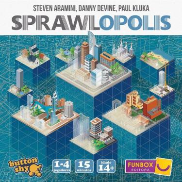 Imagem de Sprawlopolis - Jogo de Tabuleiro Cooperativo para 1-4 Jogadores - Jogo