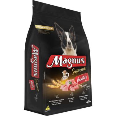 Imagem de Ração Magnus Supreme Frango e Cereais para Cães Adultos - 15 Kg