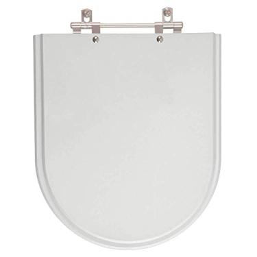 Imagem de Assento para Vaso Sanitário Fiori Jasmim Cinza Claro em Resina