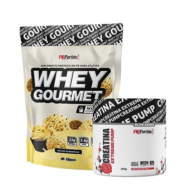 Imagem de Whey Protein Gourmet Refil 907g + Creatina Extreme Pump Elite Series 150g - FN Forbis Nutrition (Mousse de Maracujá)