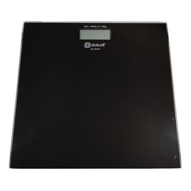 Imagem de Balança Digital Corporal Preta Banheiro Até 180 Kg Dc-b035