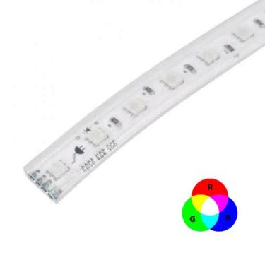 Imagem de Fita Led 220V 14,4W 5050 1 Metro Rgb Aled