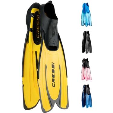 Imagem de Cressi Adult Snorkeling Fins with Self-Adjustable Comfortable Full Foot Pocket | Perfect for Traveling | Agua: made in Italy