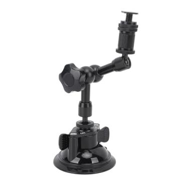 Imagem de Suporte Universal de Sucção para Câmera Automotiva - Rotação de 360 ​​°, Tecnologia de Moldagem Integrada CNC, Braço de Liga de Alumínio, Aplicação Versátil e Forte Poder de