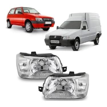 Imagem de Par Farol Uno Fiorino 2004 2005 2006 2007 2008 2009 2010 2011 2012 2013