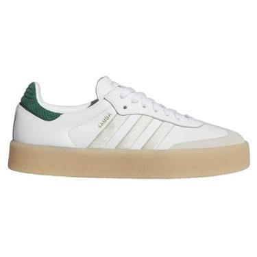 Imagem de Adidas Sambae Tênis feminino (verde esbranquiçado, 38), Branco e verde, 38