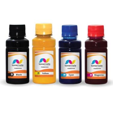 Imagem de 4 Tinta Para HP Pro 8740 954 de 100ml CMYK Pigmentado - Toner Vale