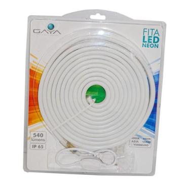 Imagem de Kit Fita Led Neon 5 Metros 110V + Acessórios - Gaya, VERMELHO