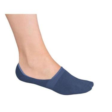 Imagem de Meia Lupo Soquete Invisível Feminina Sport 3282 Cano Baixo, 41/44, Mar