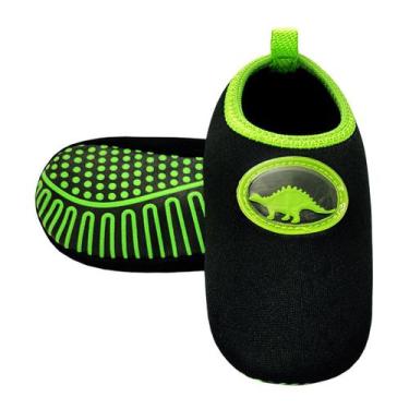 Imagem de Sapatilha Infantil Dinossauro Antiderrapante Conforto Menino Magicc Ki