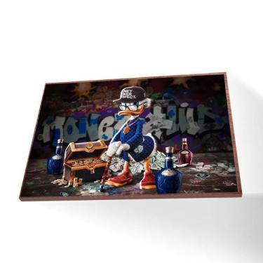 Imagem de Quadro Tio Patinhas Canvas Sem Vidro - Center Molduras, 40x30 Filete, 