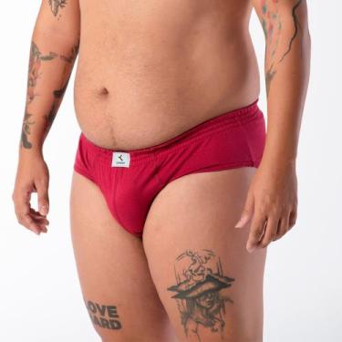 Imagem de Kit 6 cuecas 100% algodão slip plus size Keeper, Multicolorido, GG3 (6