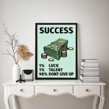 Imagem de Quadro Sucesso - Sr. Monopoly 33X24Cm - Com Vidro - Quadros On-Line