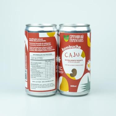 Imagem de Kombucha de caju; gaseificação natural/lata 269 ml