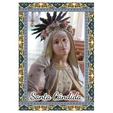 Imagem de 10.000 Santinho de Santa Cândida (oração no verso) - 7x10 cm - Santinh