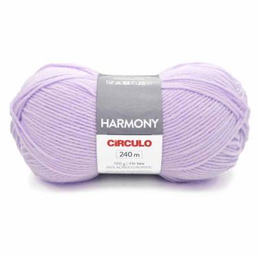 Imagem de Lã Harmony Círculo 100g 240 metros - Circulo, 6570 Lavanda